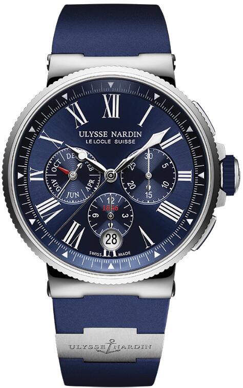 Ulysse Nardin Marine Chronograph Annual Calendar 43mm 1533-150-3/43 Replica Watch